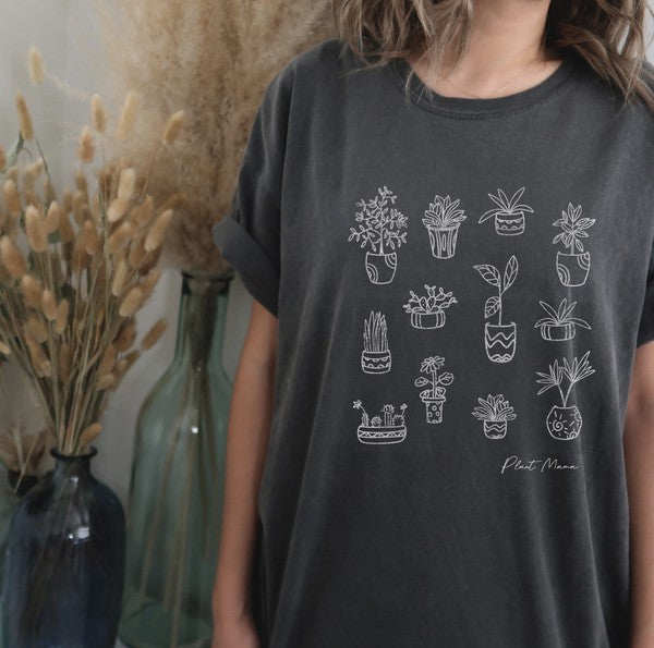 Plant Mama Graphic Tee- Pepper
