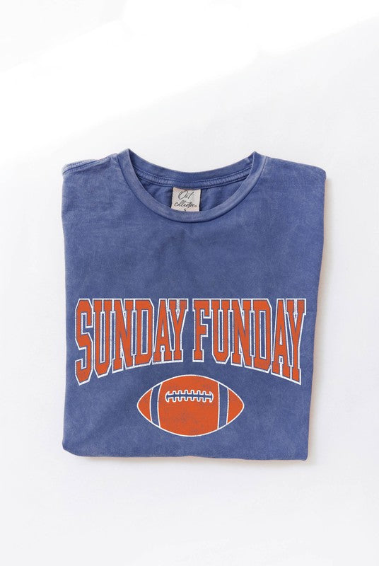 Sunday Funday Mineral Washed Graphic Tee