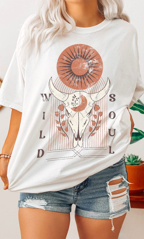 Retro Wild Soul Oversized graphic Tee