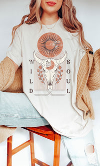 Retro Wild Soul Oversized graphic Tee