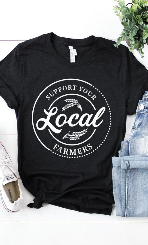 Support Your Local Farmers (Forest Green & Heather Black Available)