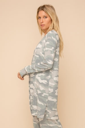 Light Camo Cardigan