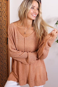 Best Selling Avery Sweater - Apricot