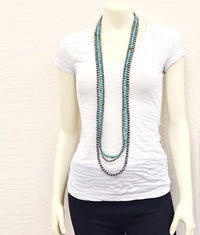 50" Long, Navajo Pearl,  Bead Necklace