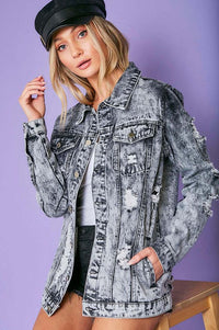 Charcoal Denim Jacket