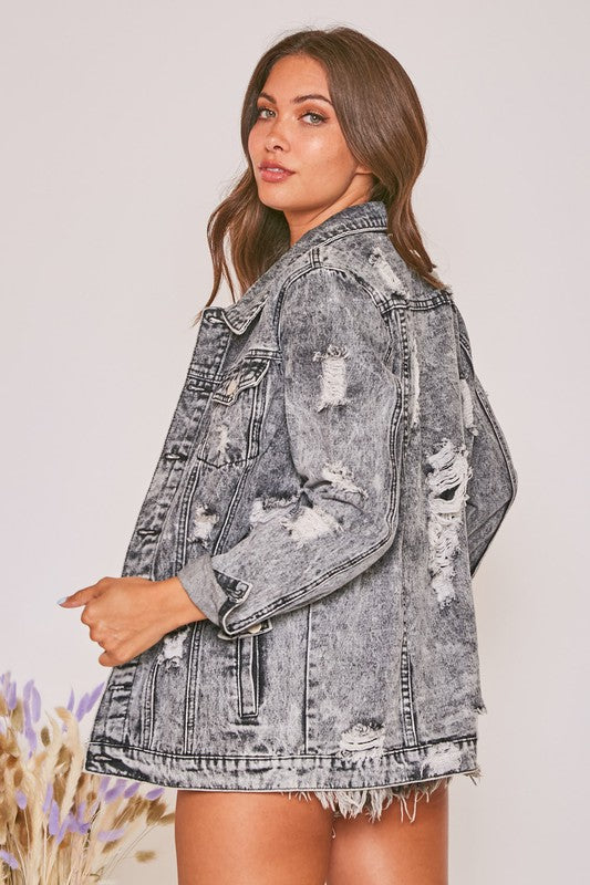Charcoal Denim Jacket