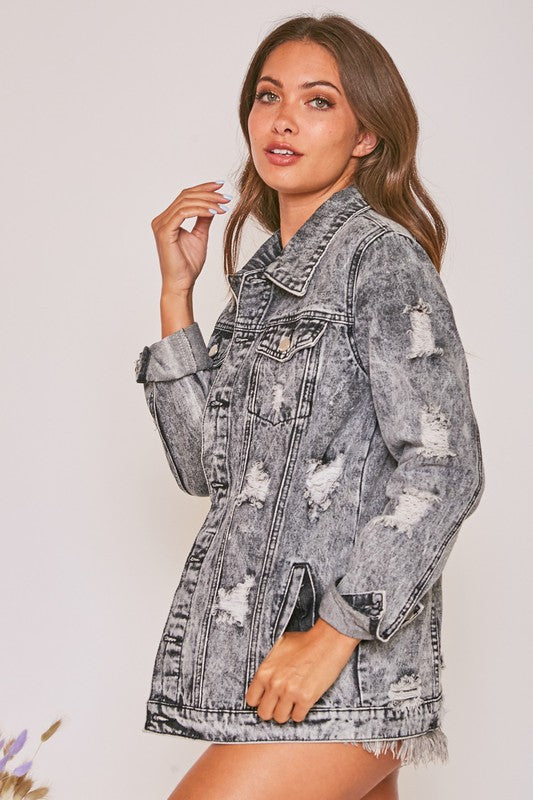 Charcoal Denim Jacket