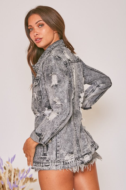 Charcoal Denim Jacket