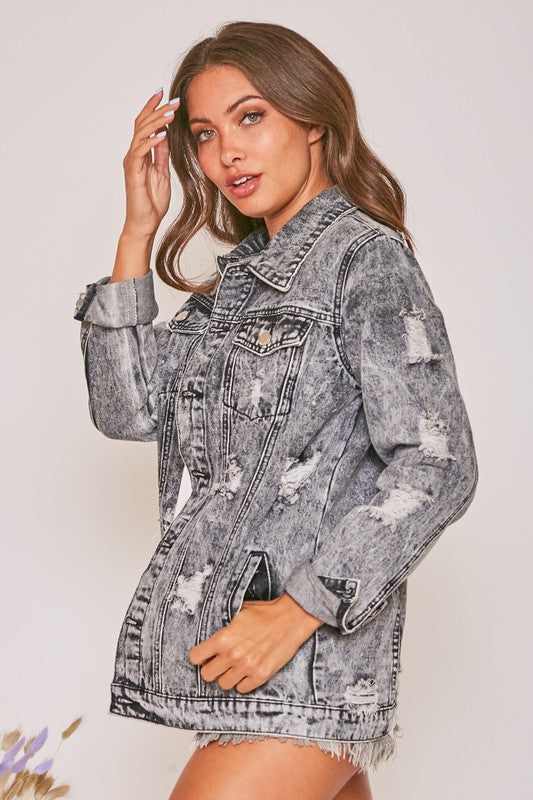 Charcoal Denim Jacket