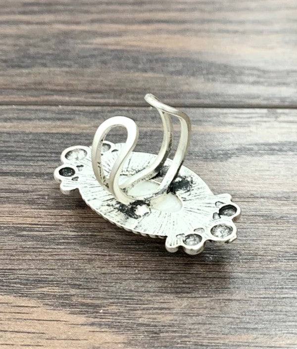 White Turquoise Ring