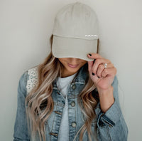 Mama Embroidered Caps- Vintage Wash