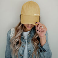Mama Embroidered Caps- Vintage Wash