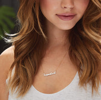 Support Local Gold Necklace