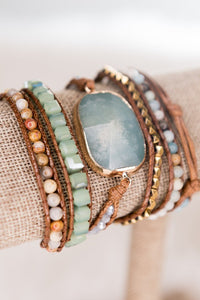 Kelly Wrap Bracelet Amazonite
