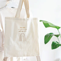 The World is A Better Place Canvas Bag