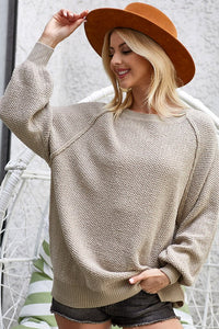 The Emma Sweater- Taupe