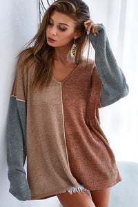 Color Block Lightweight Grace Sweater