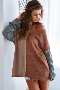 Color Block Lightweight Grace Sweater