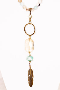 Raquel Necklace Amazonite