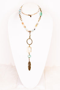 Raquel Necklace Amazonite