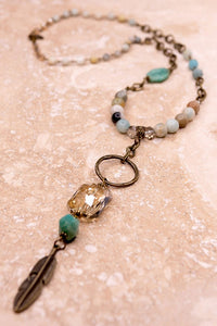 Raquel Necklace Amazonite