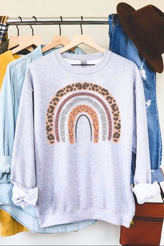 Leopard Rainbow Sweatshirt