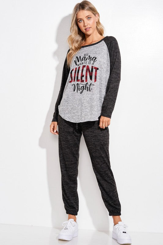 Silent Night Pj Set