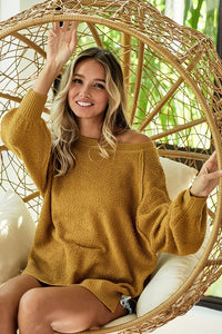 The Emma Sweater- Mustard