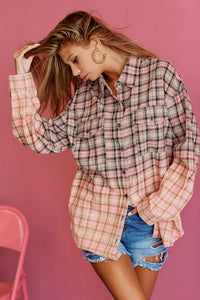 Blush Multi Bleached Flannel