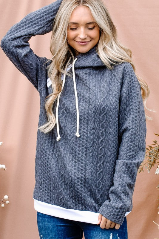 Charlie Charcoal Hoodie