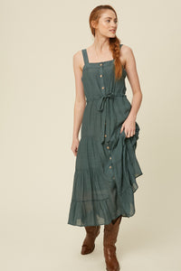 Emerald Midi Dress