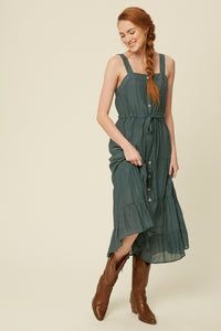 Emerald Midi Dress