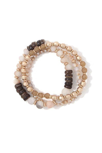 Beaded Stretch Bracelet Set