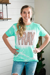 Bleach Leopard Pray Tee