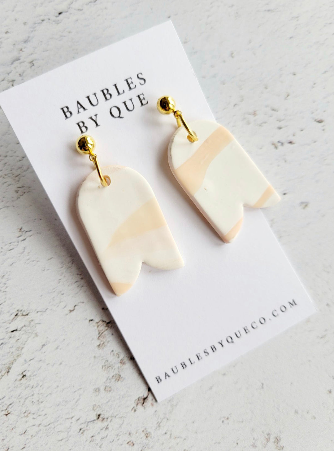 Tulip Marble Earring