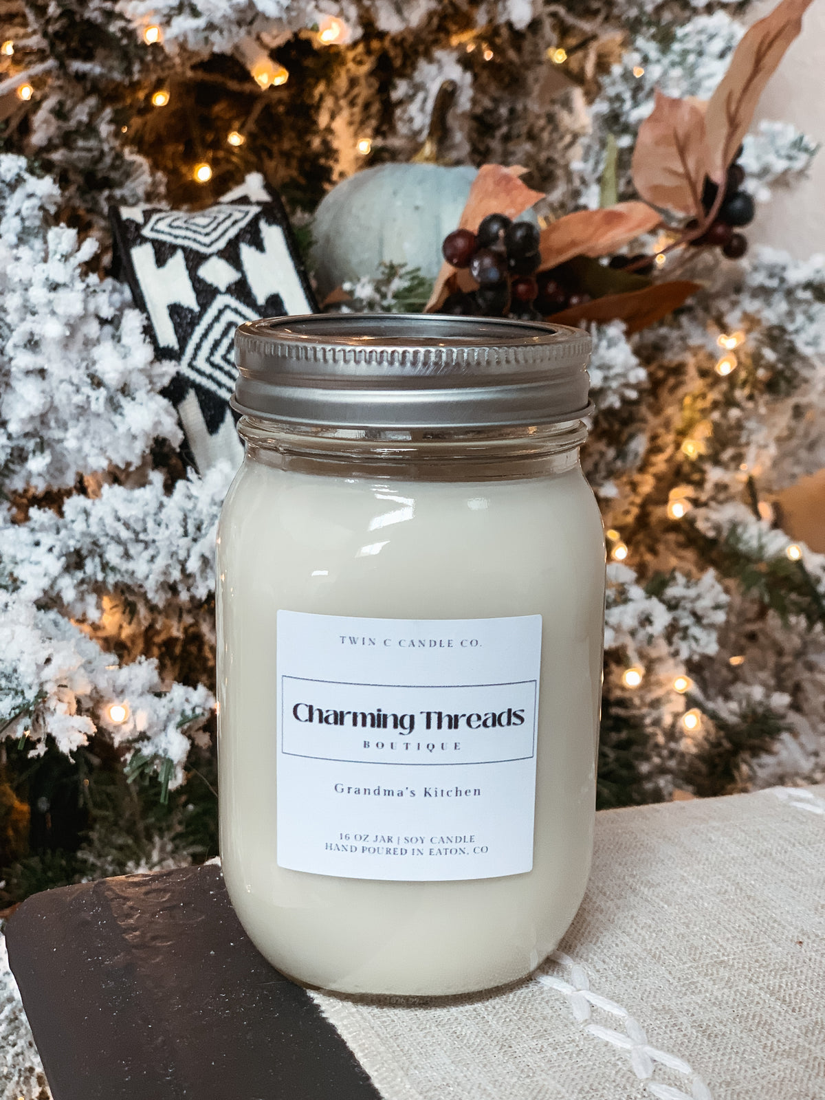 16oz Farmhouse Soy Candle - Grandma's Kitchen