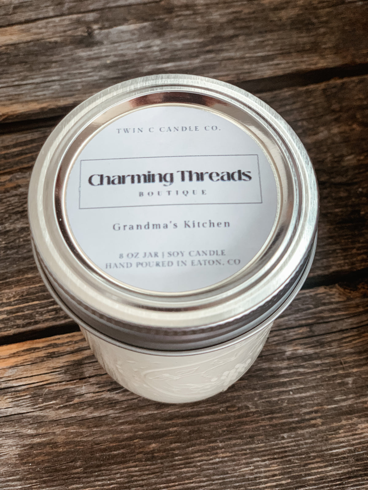 8oz Farmhouse Soy Candle - Grandma's Kitchen