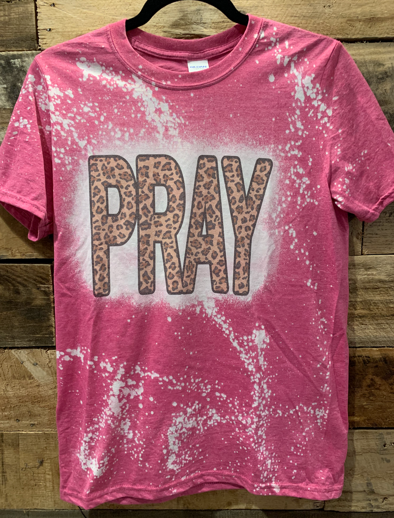 Bleach Leopard Pray Tee