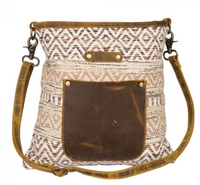 BEIGE WORLD SHOULDER BAG