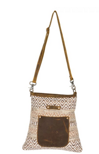 BEIGE WORLD SHOULDER BAG