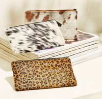 SMALL WONDER LEATHER AND HAIRON WALLET