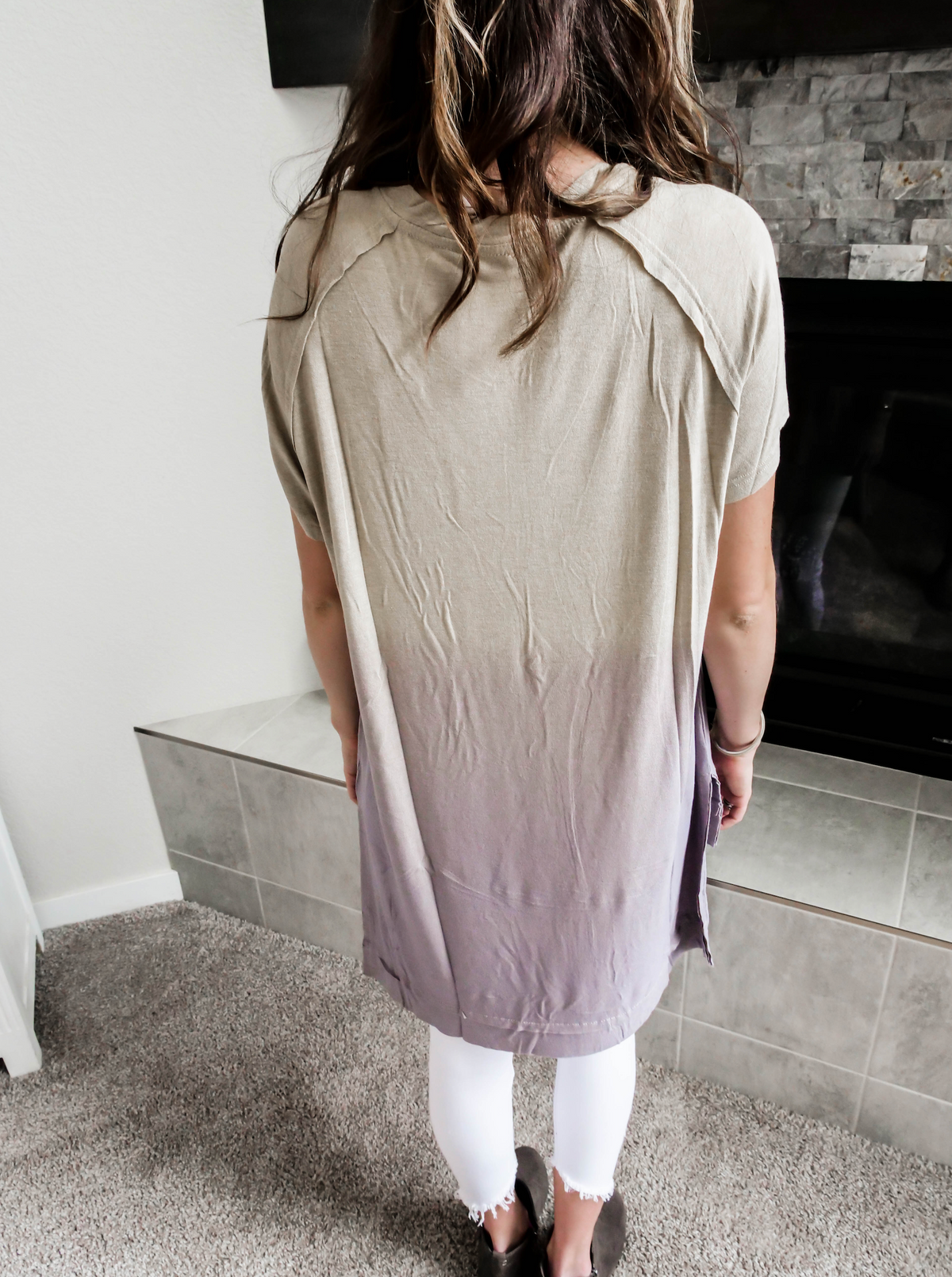 Lavender Tie Dye Tunic Top