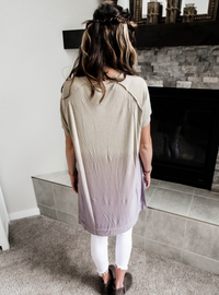 Lavender Tie Dye Tunic Top