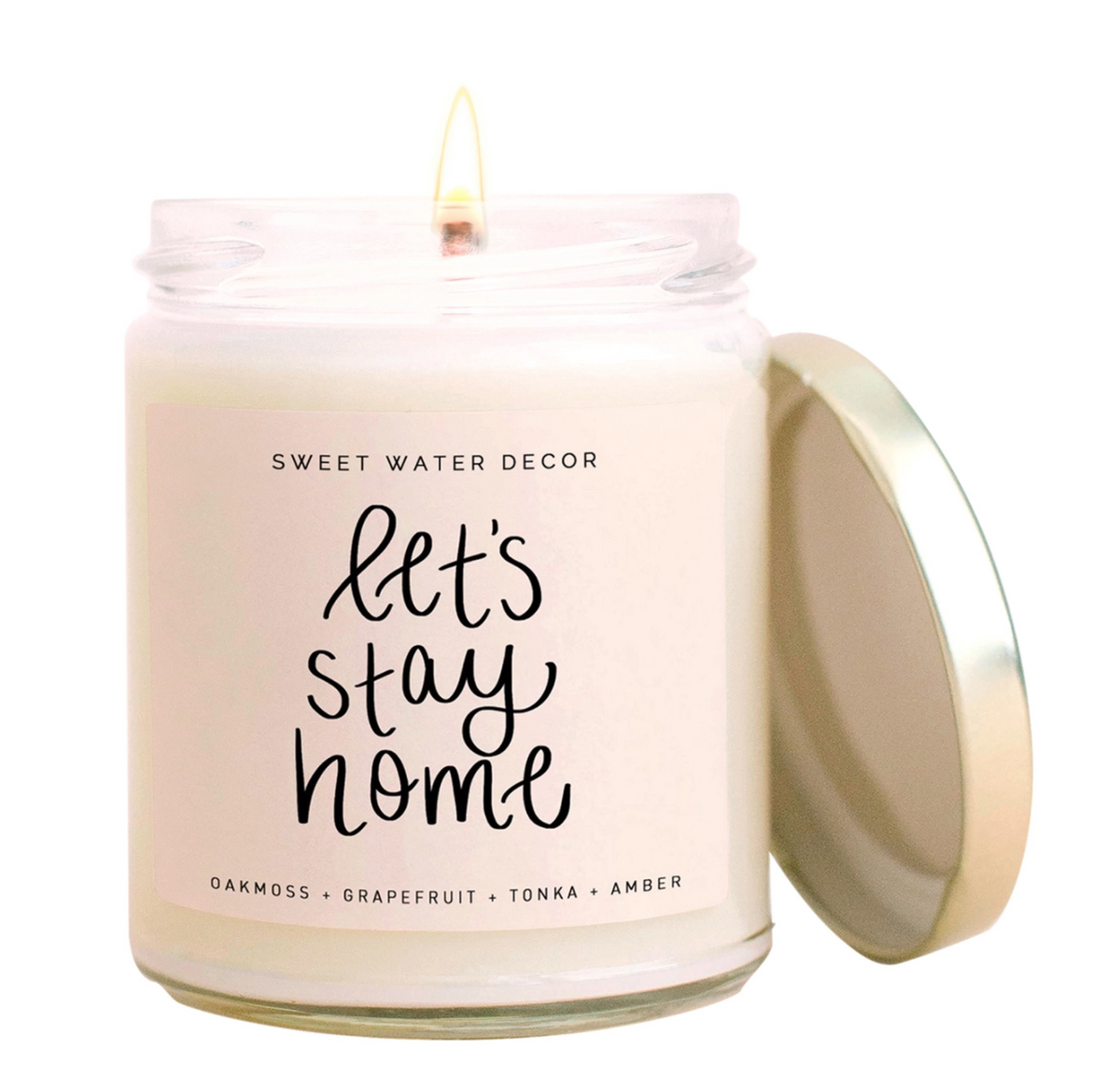 Let's Stay Home Candle