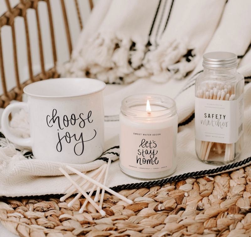 Let's Stay Home Candle