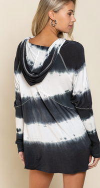 Midnight Blue Tie Dye Long Sleeve