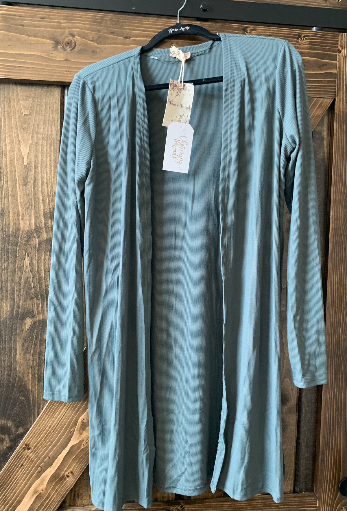 Sage Grey Cardigan