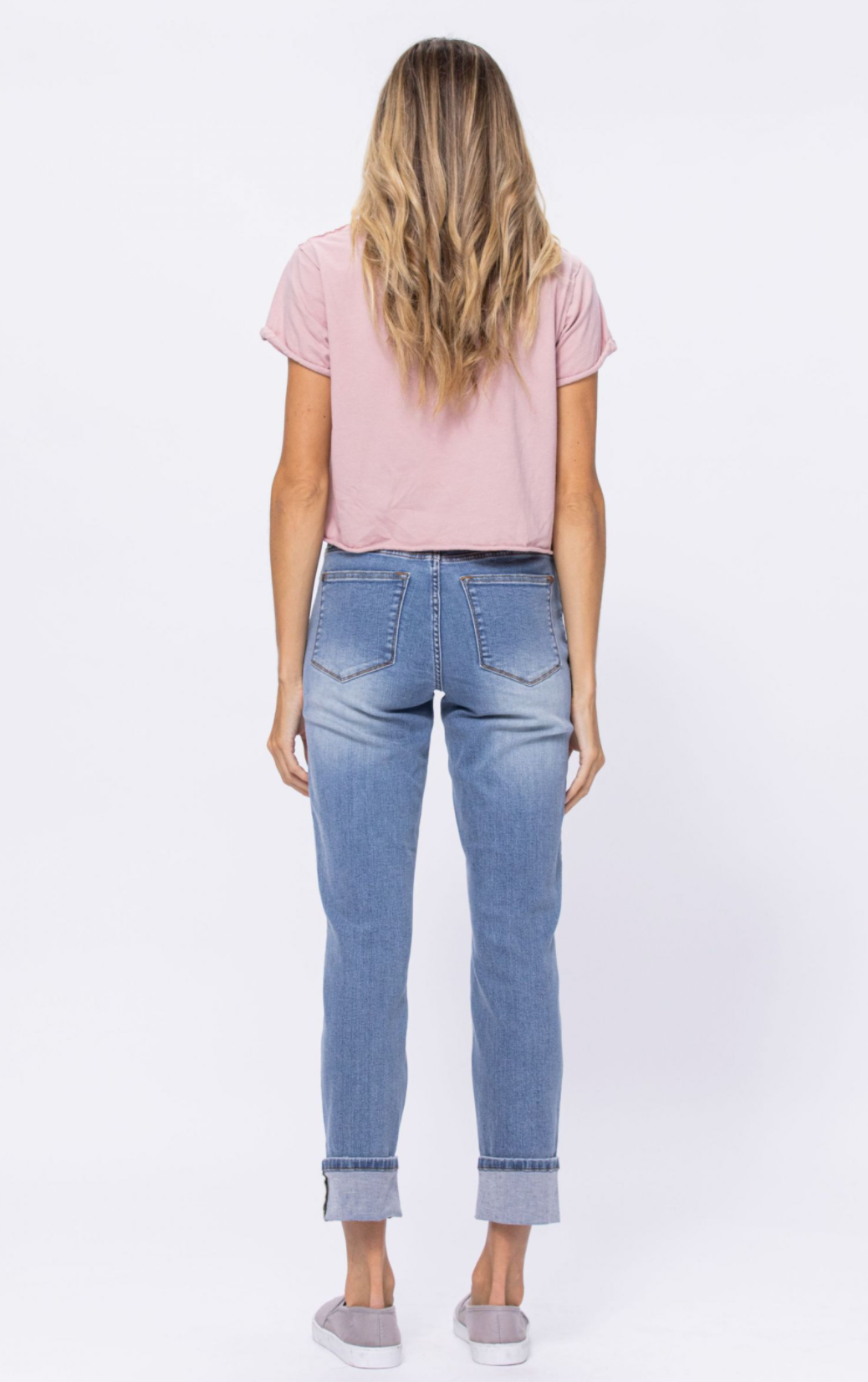 Light wash Judy Blue Boyfriend Jeans