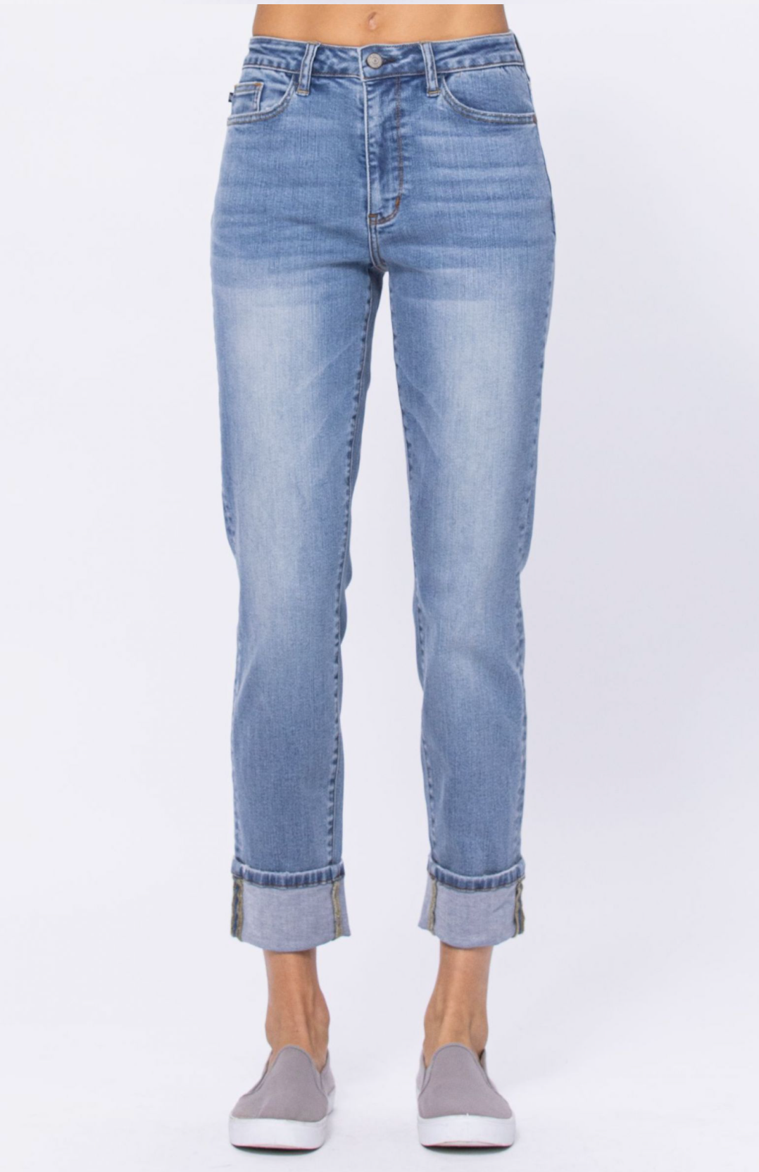 Light wash Judy Blue Boyfriend Jeans