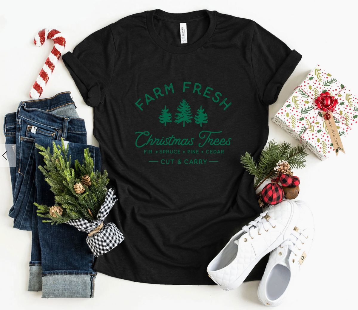 Farm Fresh Christmas Trees | Short Sleeve Graphic Tee